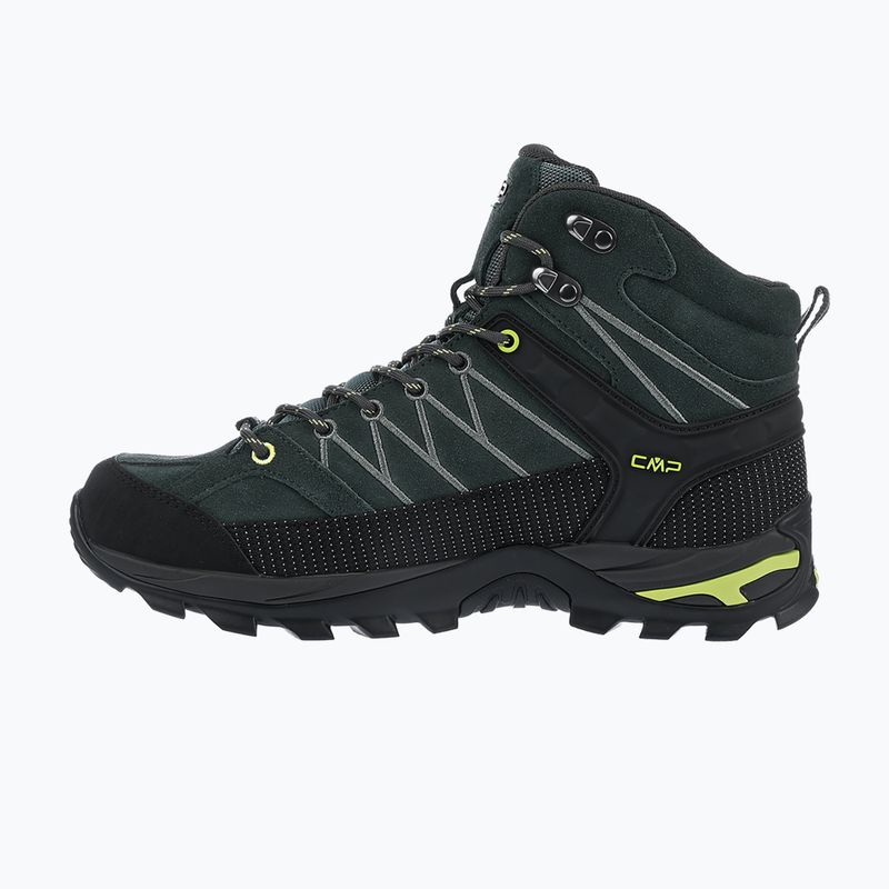 Pánské trekové boty CMP Rigel Mid Wp trek green/apple 10