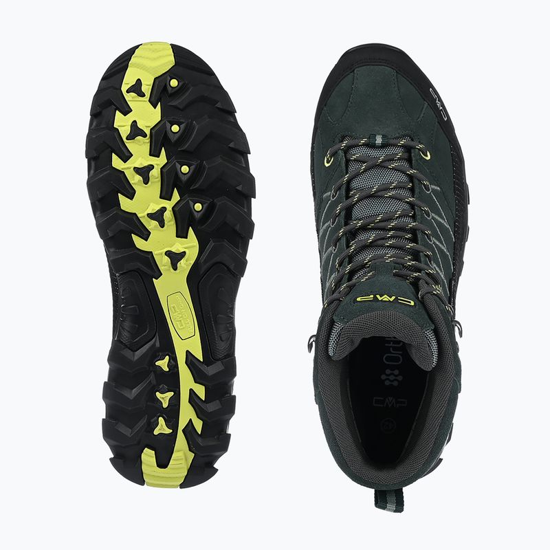 Pánské trekové boty CMP Rigel Mid Wp trek green/apple 12