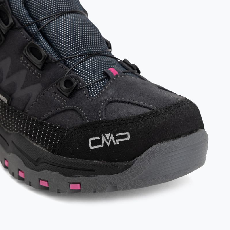 Dětské trekové boty CMP Kiruna Mid Fitgo Fleece Wp antracite/festival 7