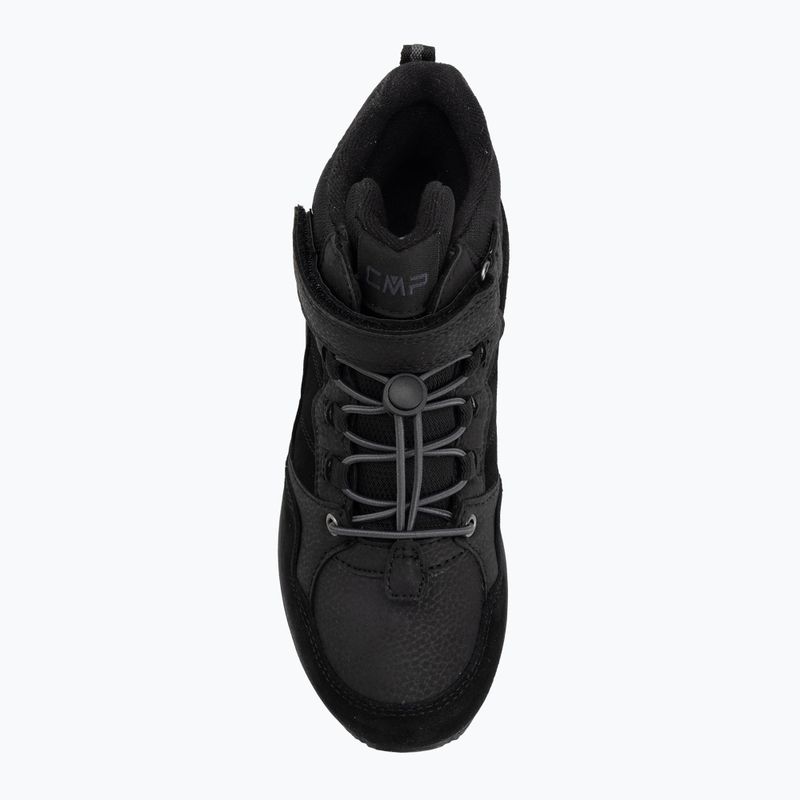 Dětské boty CMP Hadil Leather Wp black/black 5