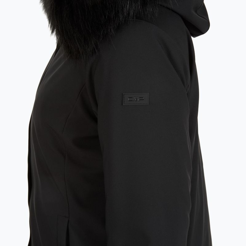Dámská zateplená bunda CMP 35K3626F Zip Hood Synthetic Fur black 3