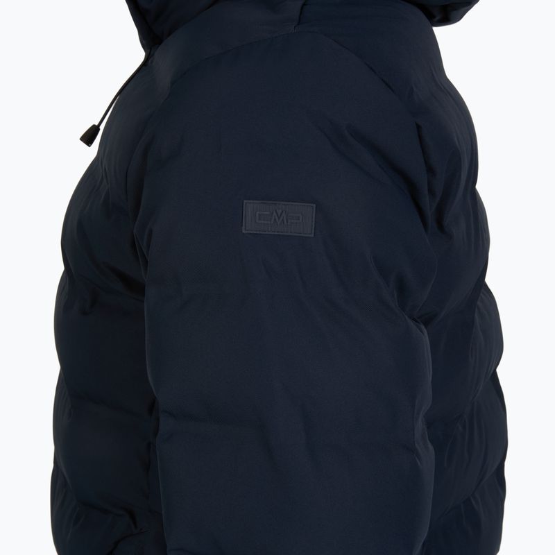 Pánská zateplená bunda CMP 35K3697 Fix Hood black/blue/winter sun 3
