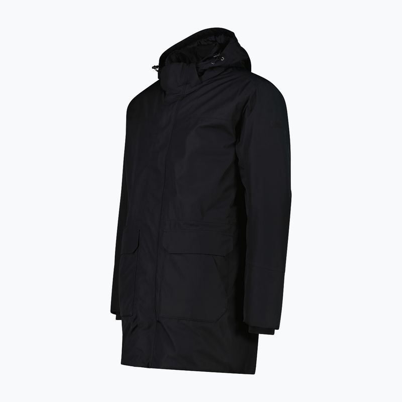 Pánská nepromokavá bunda CMP 35K3737 Parka Zip Hood black 3