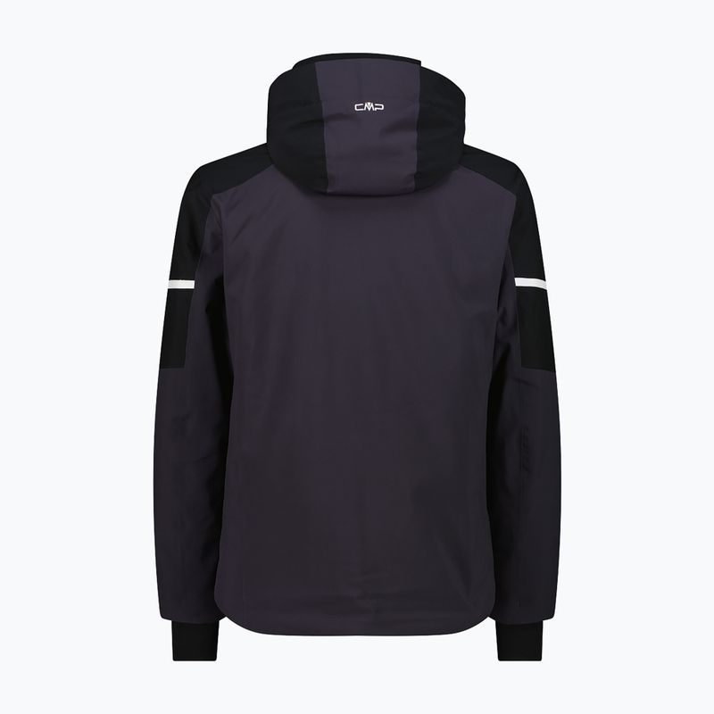 Pánská lyžařská bunda CMP 35W0077 Zip Hooded anthracite 2