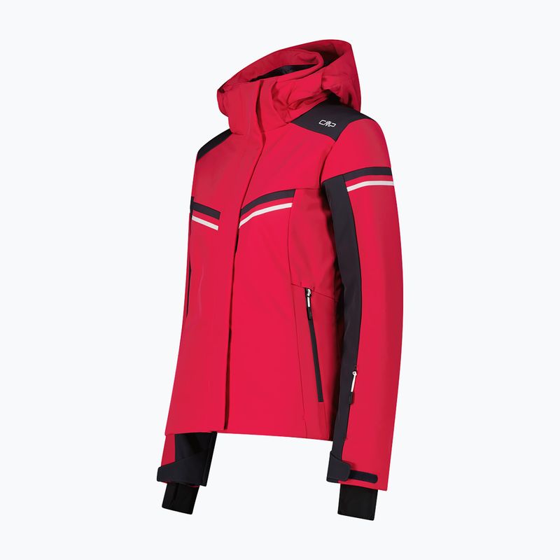 Dámská lyžařská bunda CMP 35W0196 Zip Hood carmine 3