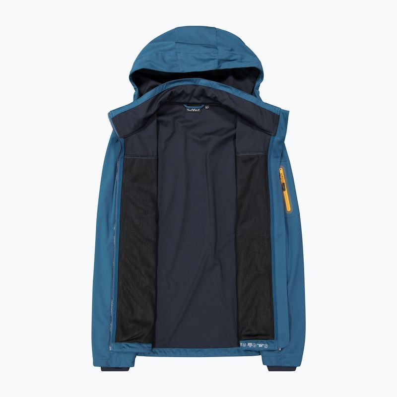 Pánská softshellová bunda CMP 39A5027 Zip Hood petroleum 4