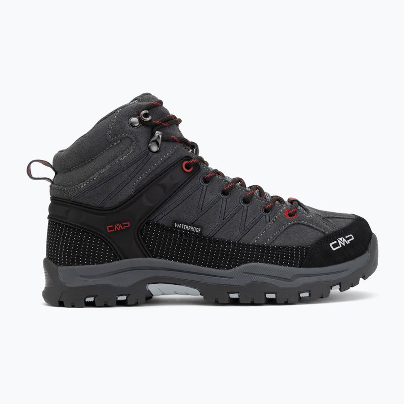 Juniorské trekové boty CMP Rigel Mid Wp grey/ferrari 2