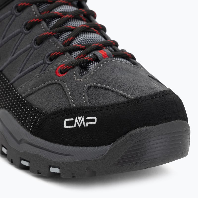 Juniorské trekové boty CMP Rigel Mid Wp grey/ferrari 7