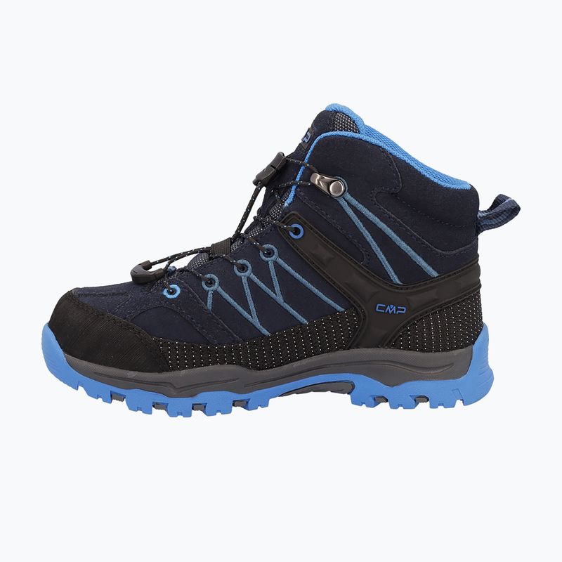 Juniorské trekové boty CMP Rigel Mid Wp B.Blue/Bluestone/Royal Blue 10