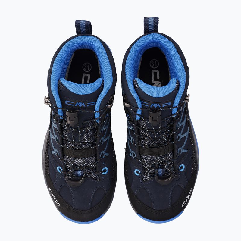Juniorské trekové boty CMP Rigel Mid Wp B.Blue/Bluestone/Royal Blue 13