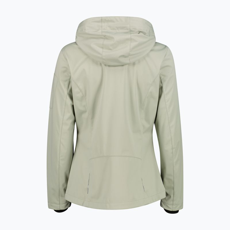 Dámská softshellová bunda CMP 39A5016 Zip Hoodie pistachio 2