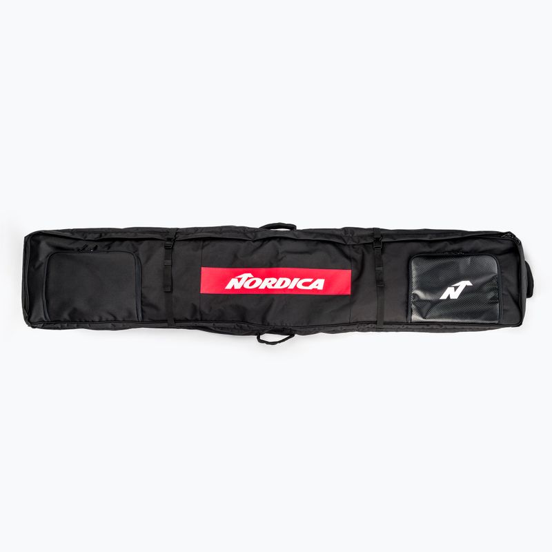 Vak na lyže Nordica DOUBLE ROLLER SKI BAG ECO černý 0N301802 741