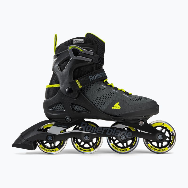 Pánské kolečkové kartáče Rollerblade Macroblade 80 black 07100600 1A1 2