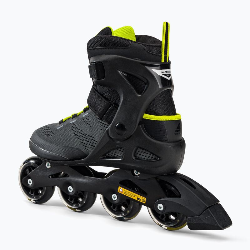 Pánské kolečkové kartáče Rollerblade Macroblade 80 black 07100600 1A1 3