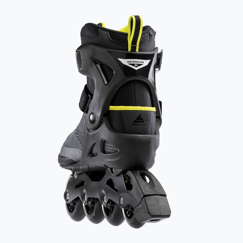 Pánské kolečkové kartáče Rollerblade Macroblade 80 black 07100600 1A1 12