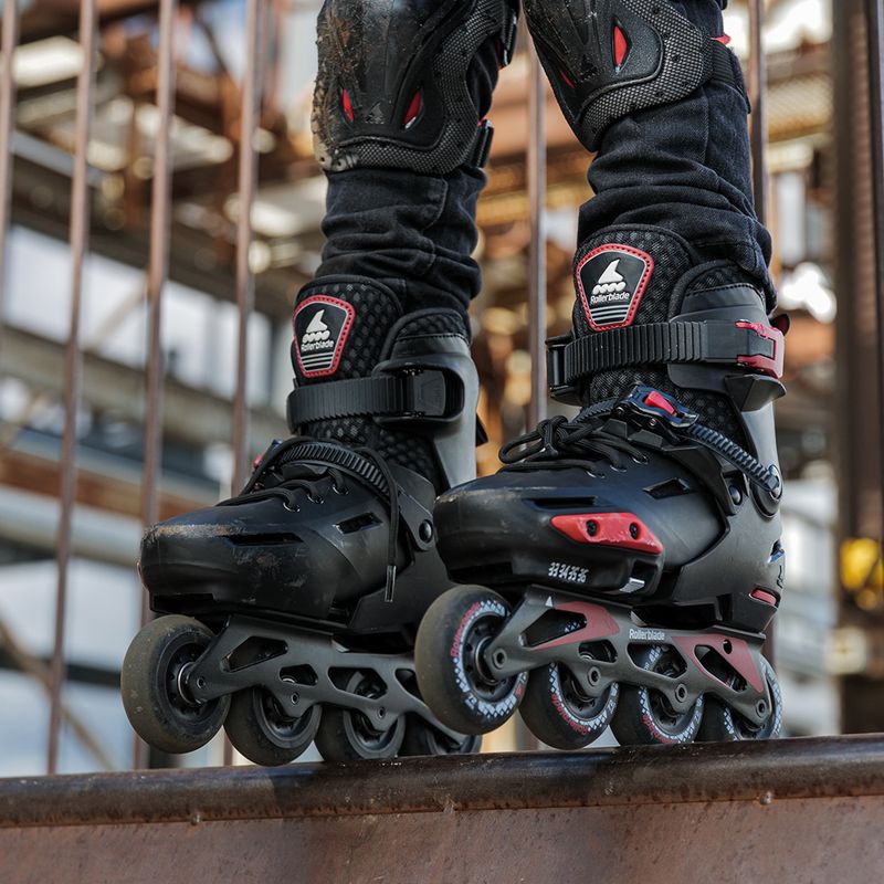 Dětské kolečkové brusle Rollerblade Apex black 07102600 100 10