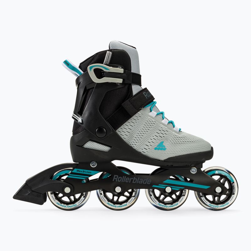 Dámské kolečkové  brusle Rollerblade Spark 80 grey/turquoise 2