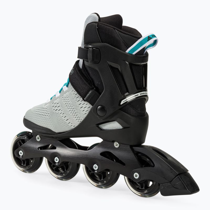Dámské kolečkové  brusle Rollerblade Spark 80 grey/turquoise 3