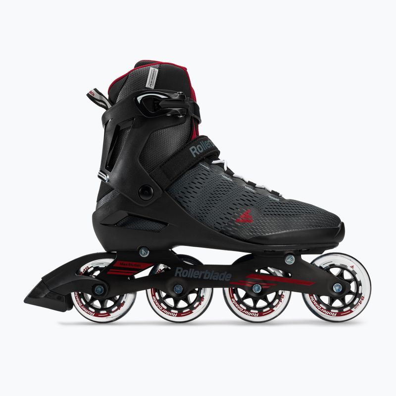 Pánské kolečkové brusle Rollerblade Spark 84 dark grey/red 2