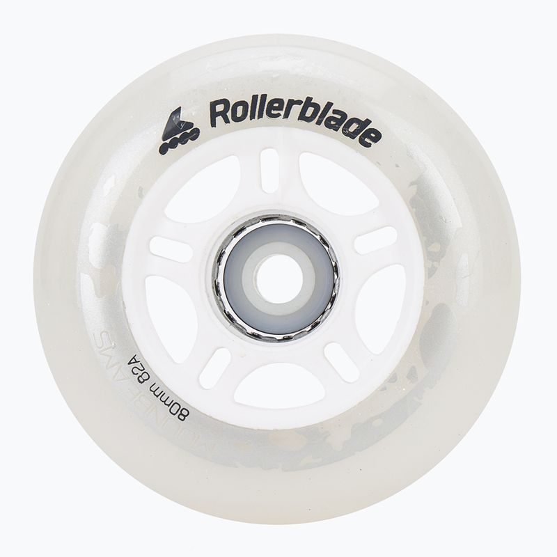 Rollerblade Moonbeams Led Wh.80/82A 4Pcs 06120000 101 2