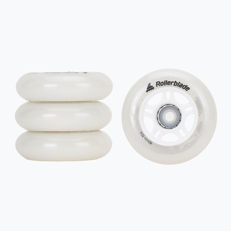 Rollerblade Moonbeams Led Wh.80/82A 4Pcs 06120000 101