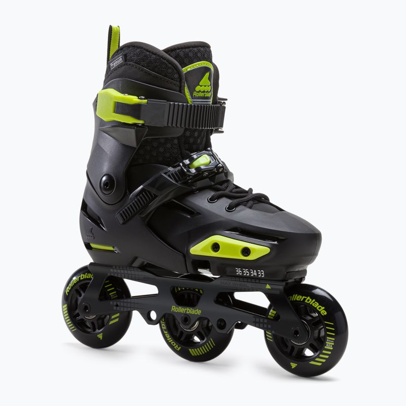 Rollerblade Apex 3Wd dětské brusle černé 07221400 1A1