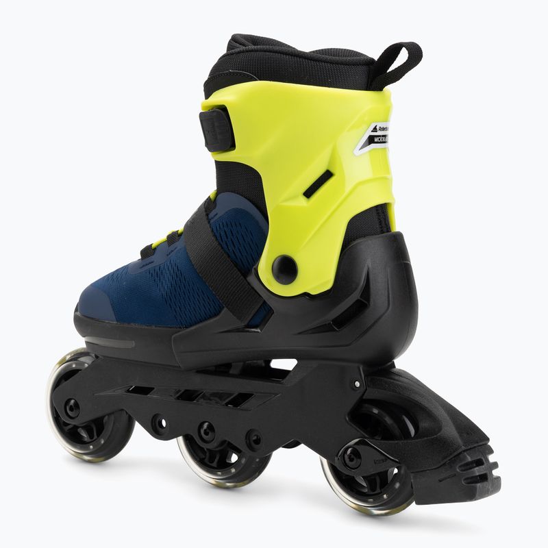 Dětské kolečkové brusle Rollerblade Microblade 3WD Jr blue royal/lime 3