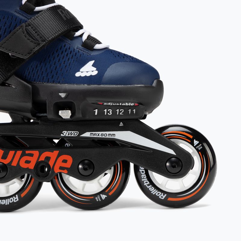 Dětské štětce Rollerblade Microblade navy blue/orange 07221900 174 6