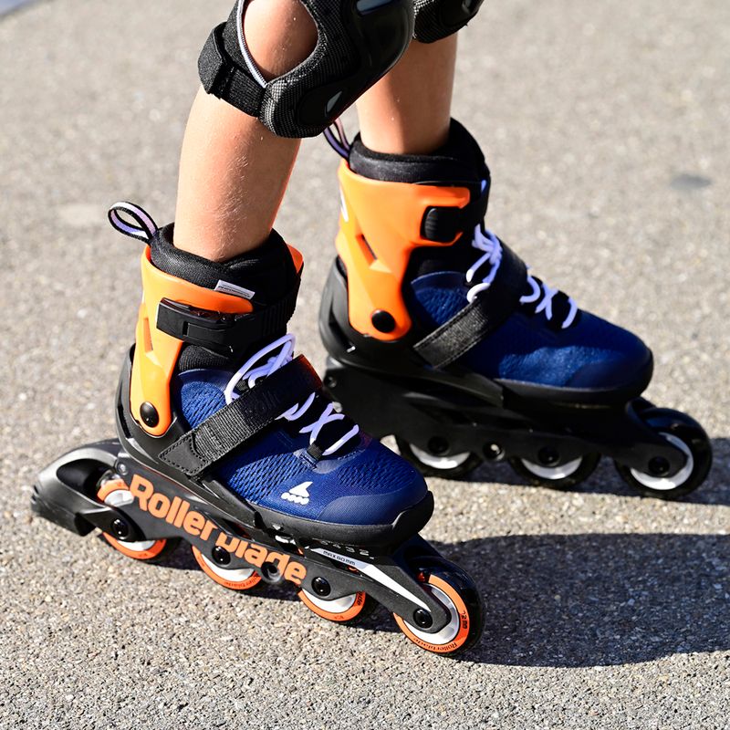 Dětské štětce Rollerblade Microblade navy blue/orange 07221900 174 10