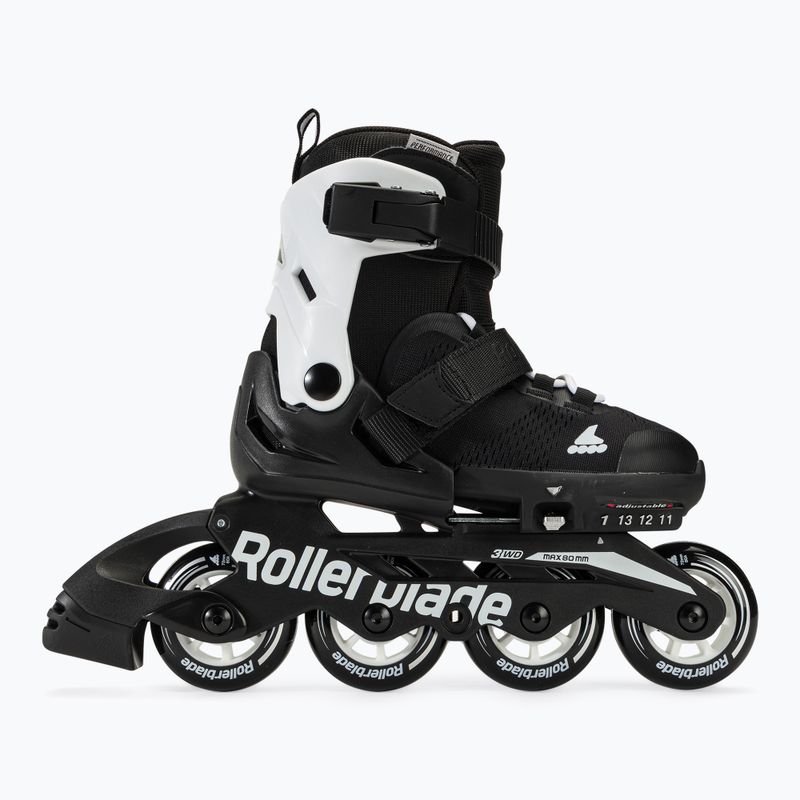Dětské kolečkové brusle Rollerblade Microblade black/white 6
