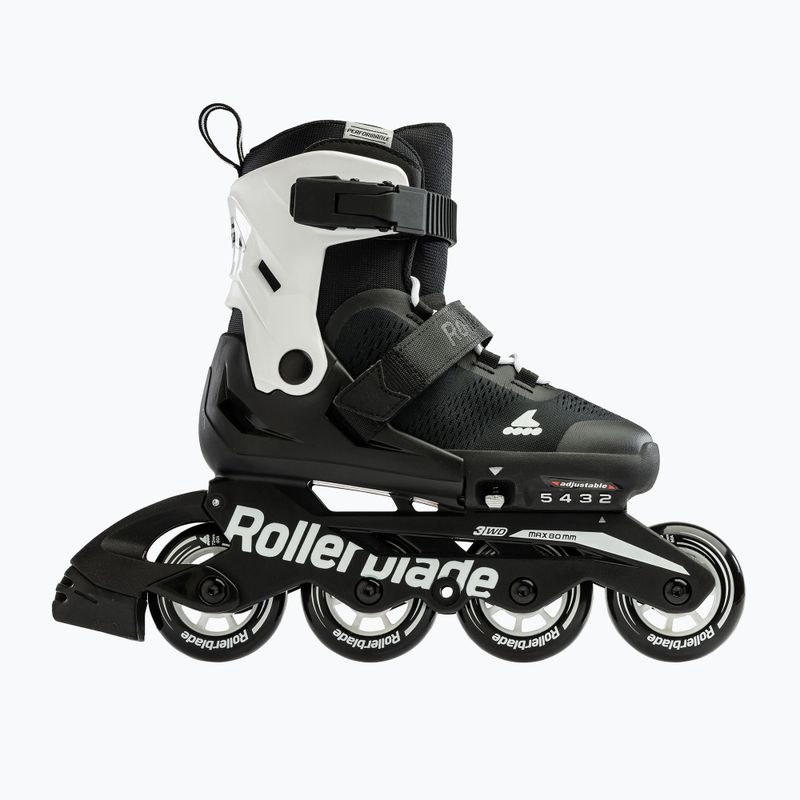Dětské kolečkové brusle Rollerblade Microblade black/white 11