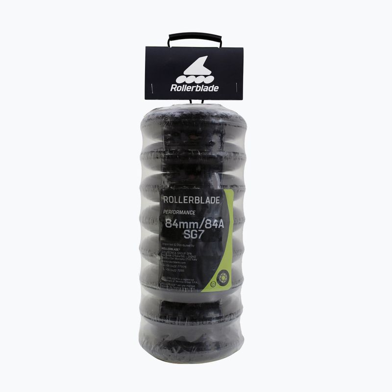 Kolečka pro kolečkové brusle XT 84MM + kolečka pro kolečkové brusle SG7 8 ks šedá 06953400080 2