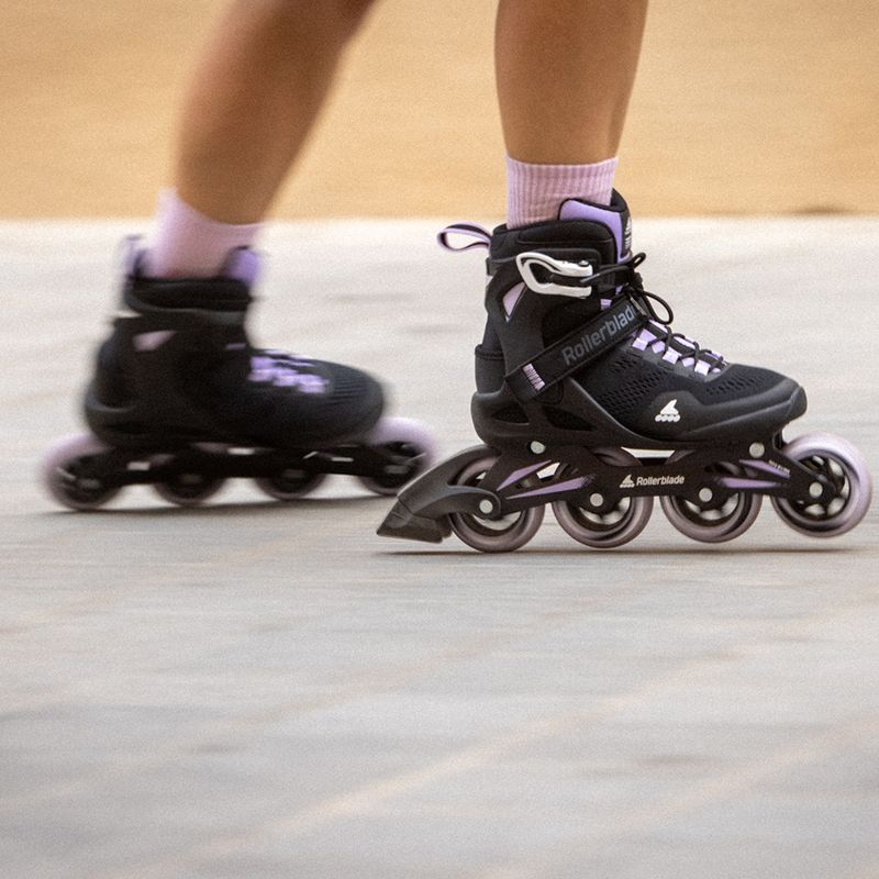 Rollerblade Macroblade 84 dámské kolečkové brusle černo-fialové 07370900 14