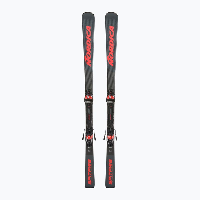 Sjezdové lyže Nordica Spitfire DC 68 Pro FDT + XCELL12 FDT grey/red