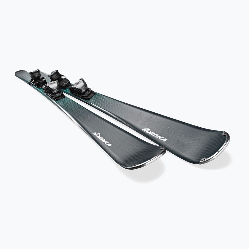 Dámské sjezdové lyže Nordica Belle 73 + TP2 COMP10 FDT grey/aqua 2
