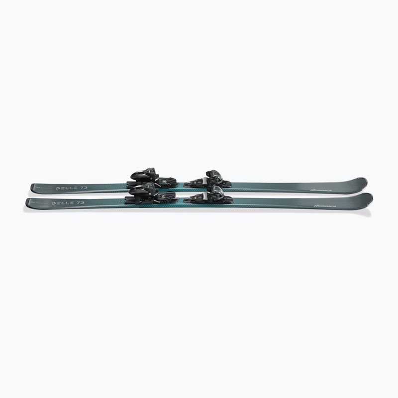 Dámské sjezdové lyže Nordica Belle 73 + TP2 COMP10 FDT grey/aqua 4