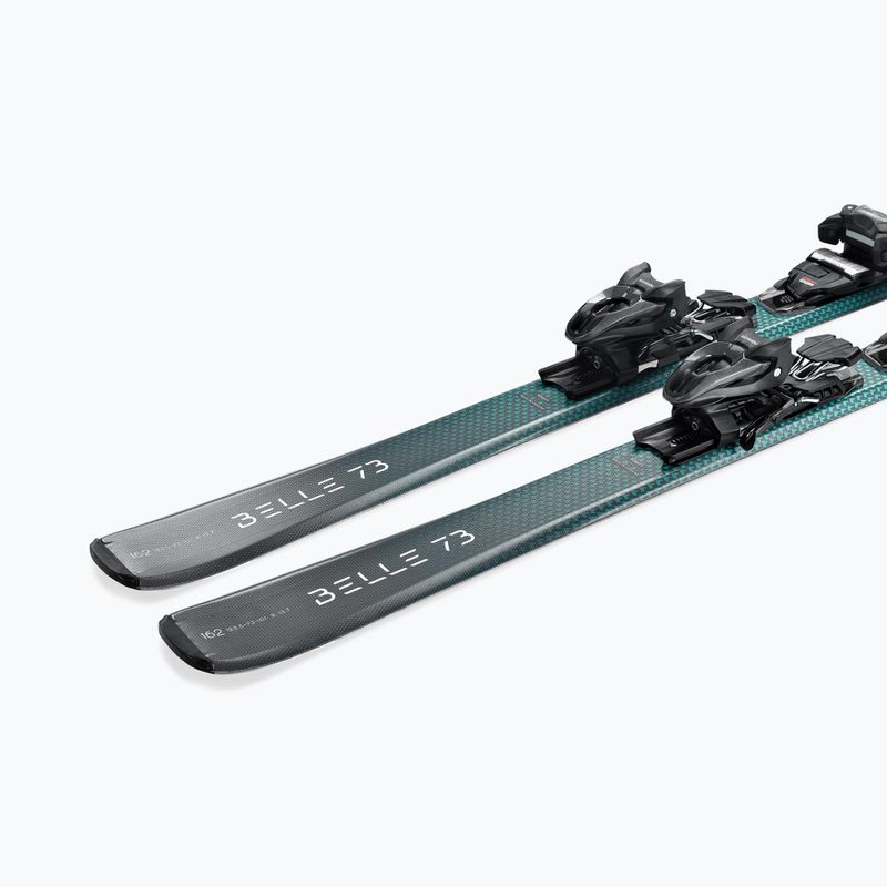 Dámské sjezdové lyže Nordica Belle 73 + TP2 COMP10 FDT grey/aqua 6