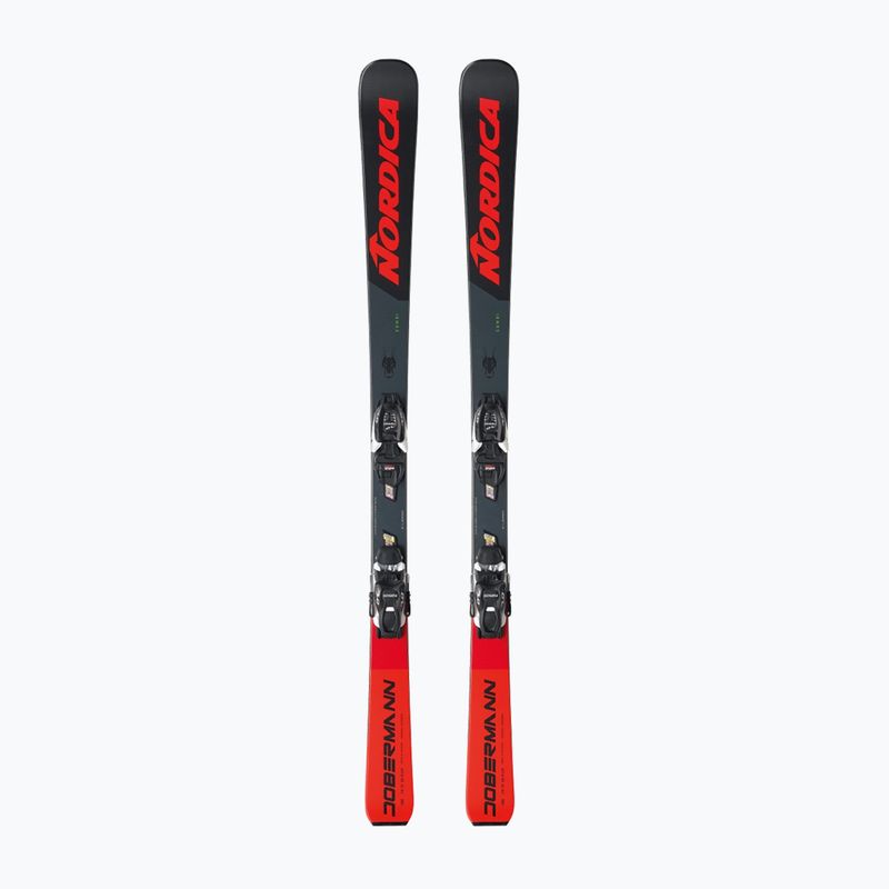 Dětské sjezdové lyže Nordica Doberman Combi Pro S + J7.0 FDT black/red 6