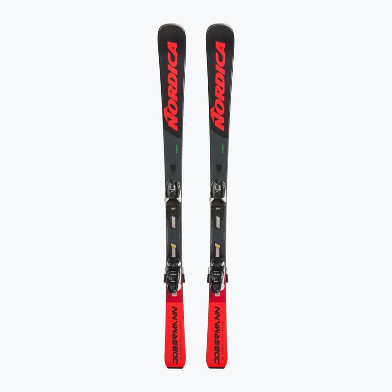 Dětské sjezdové lyže Nordica Doberman Combi Pro S + J7.0 FDT black/red