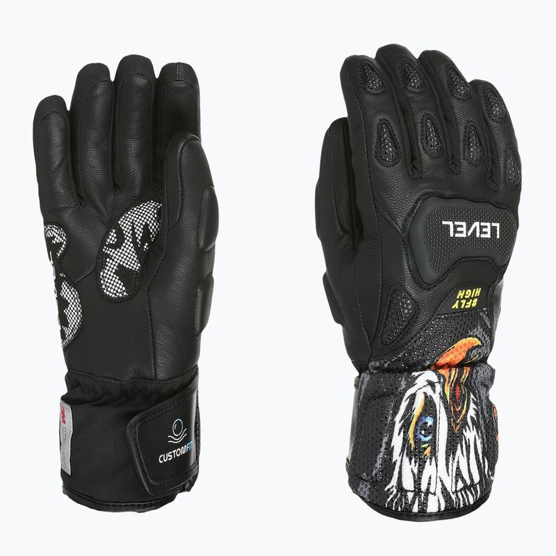 Dětské lyžařské rukavice  Level Sq JR CF pk black 6