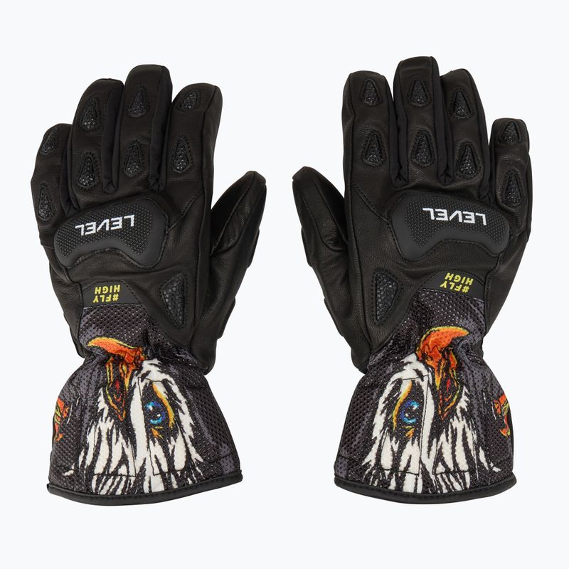 Dětské lyžařské rukavice  Level Sq JR CF pk black 2