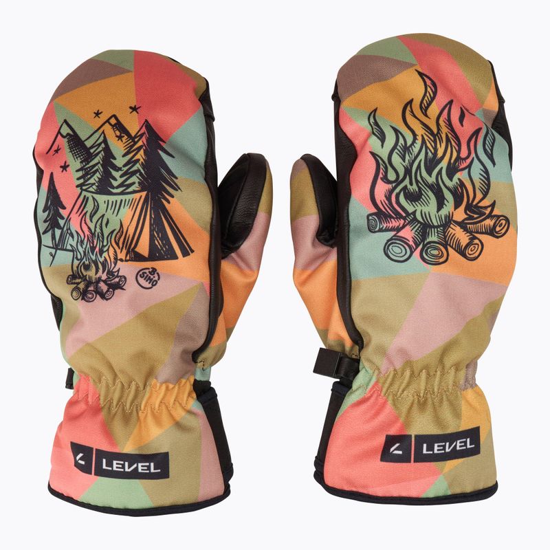Lyžařské rukavice Level Vertigo Pro Mitt black/camo 2