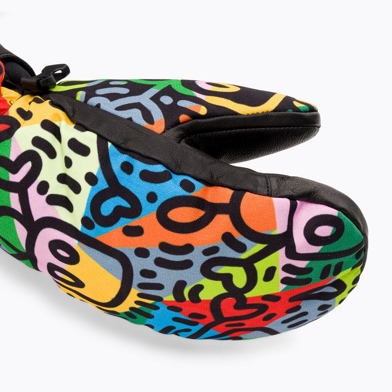 Dětské lyžařské rukavice Level Vertigo Mitt Teen pattern 5