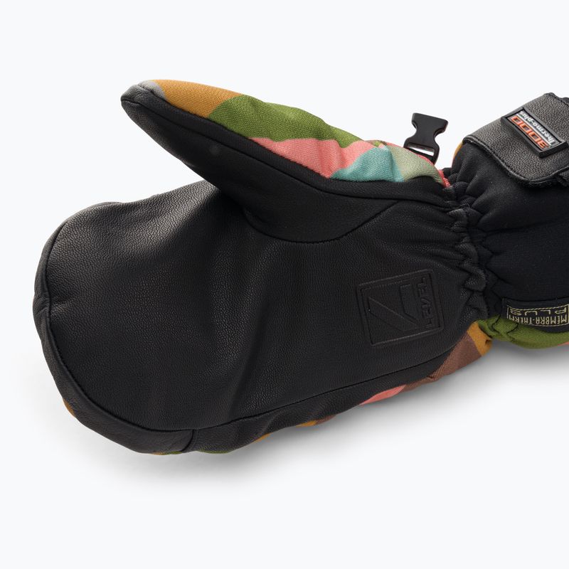 Dětské lyžařské rukavice Level Vertigo Mitt Teen wood 6
