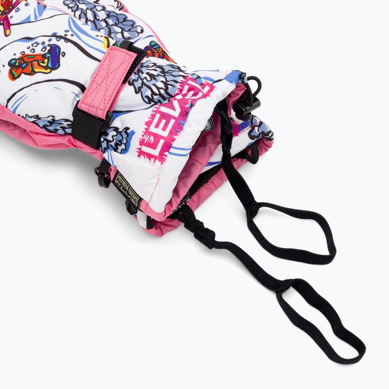 Dětské lyžařské rukavice Level Junior Mitt pink 6