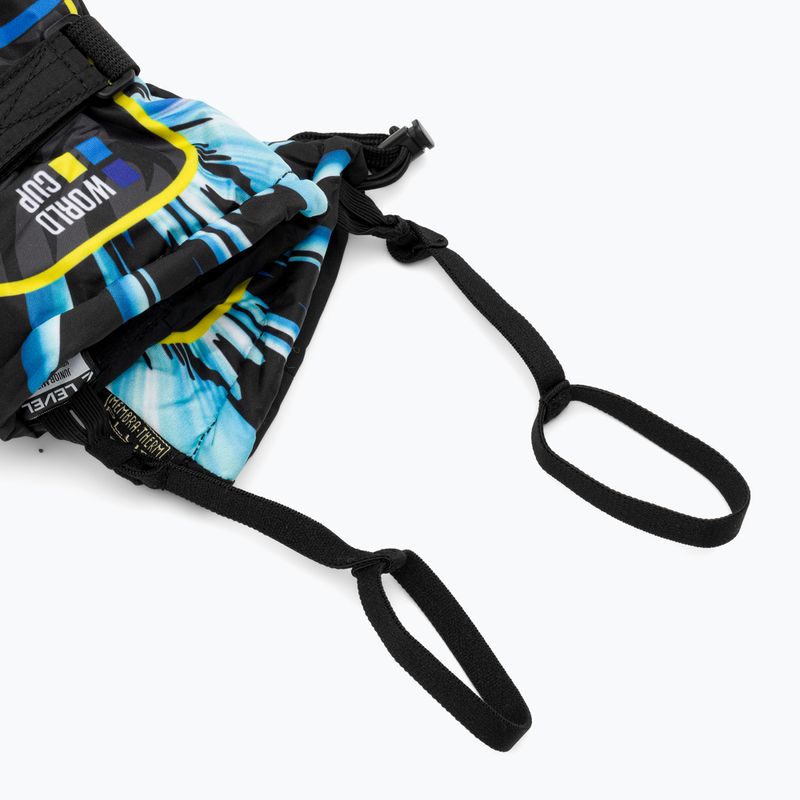 Dětské lyžařské rukavice  Level Junior Mitt yellow/blue 6