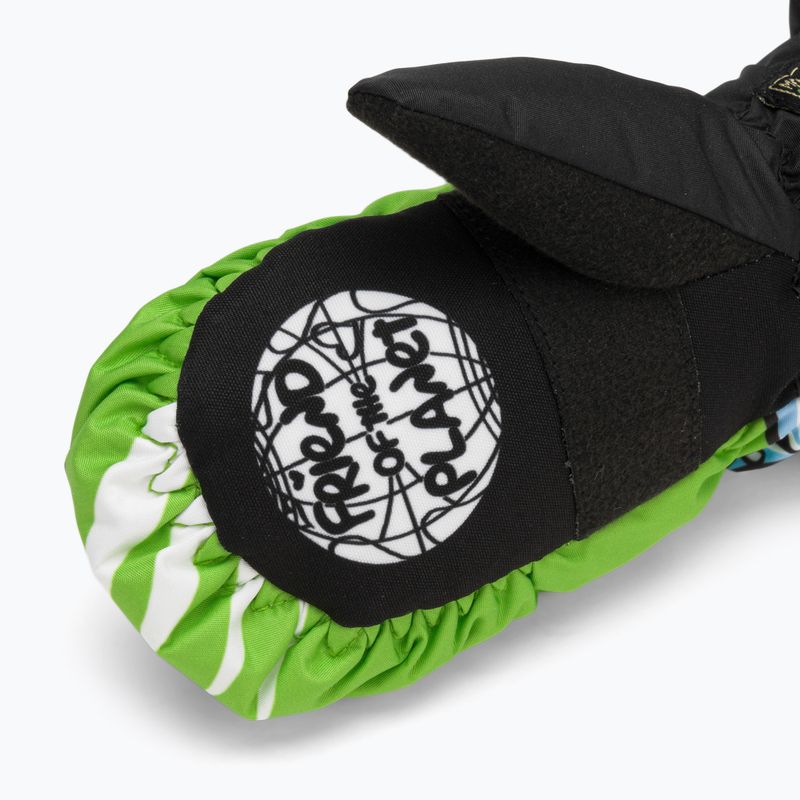 Dětské lyžařské rukavice  Level Animal lime 4