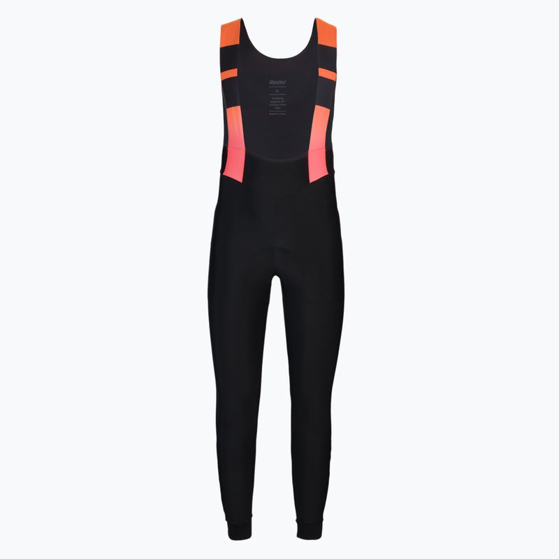 Pánské cyklistické kalhoty Santini Command Super Warm černé 2W1180NATCOMMNE