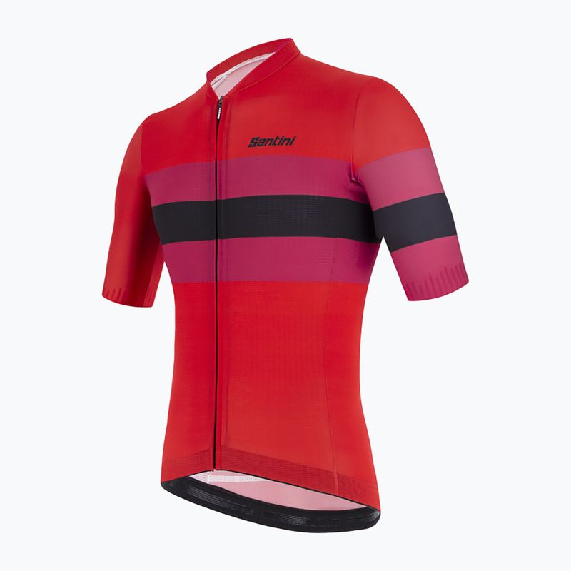Pánský cyklistický dres Santini Ecosleek Bengal červená 2S94475CESLKBENGRSS 2