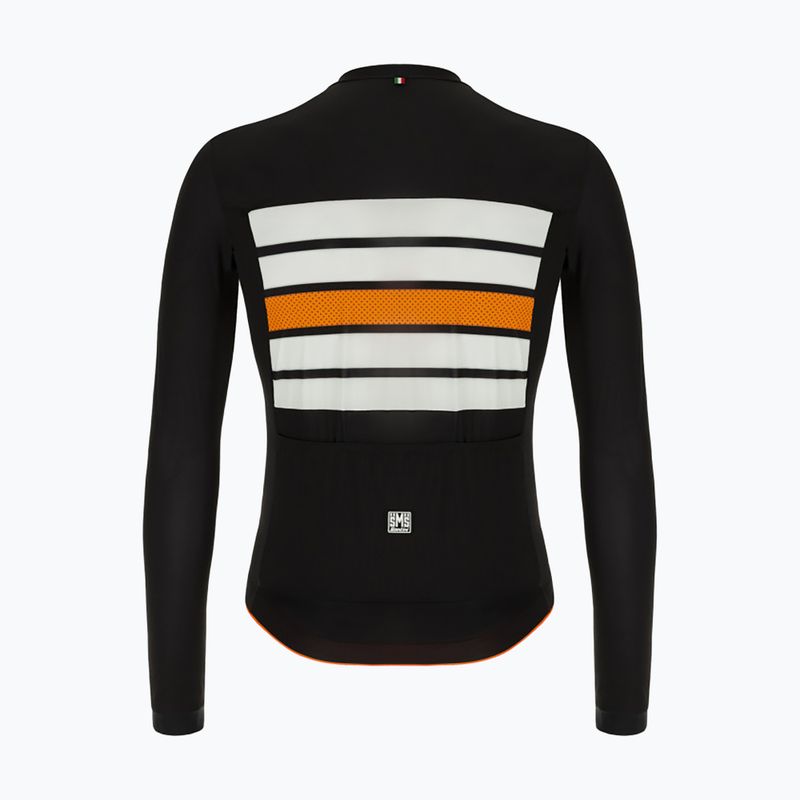 Santini Ecosleek Bengal pánský cyklistický dres černý 2S215075ESLKBENGBIS 2